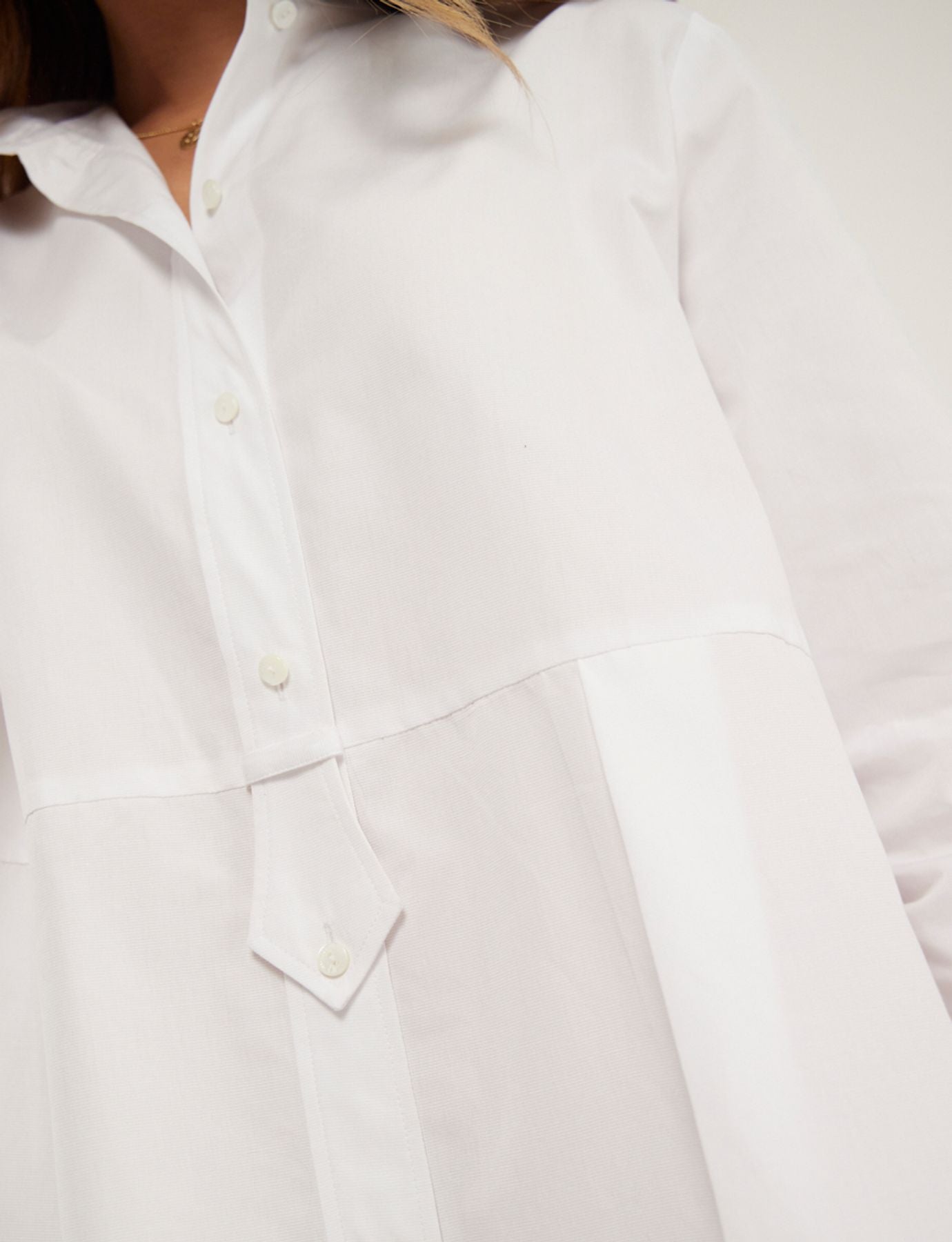 Martina abito-camicia bianco
