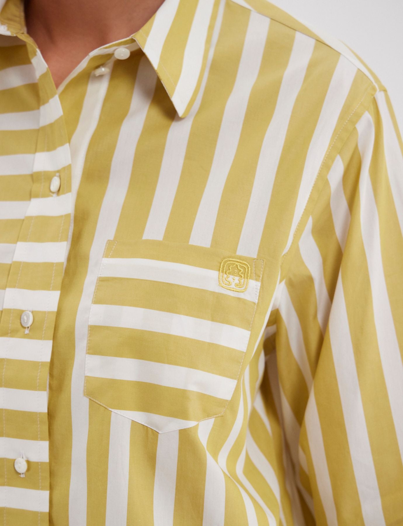 camicia-maureen-giallo-e-bianco a righe