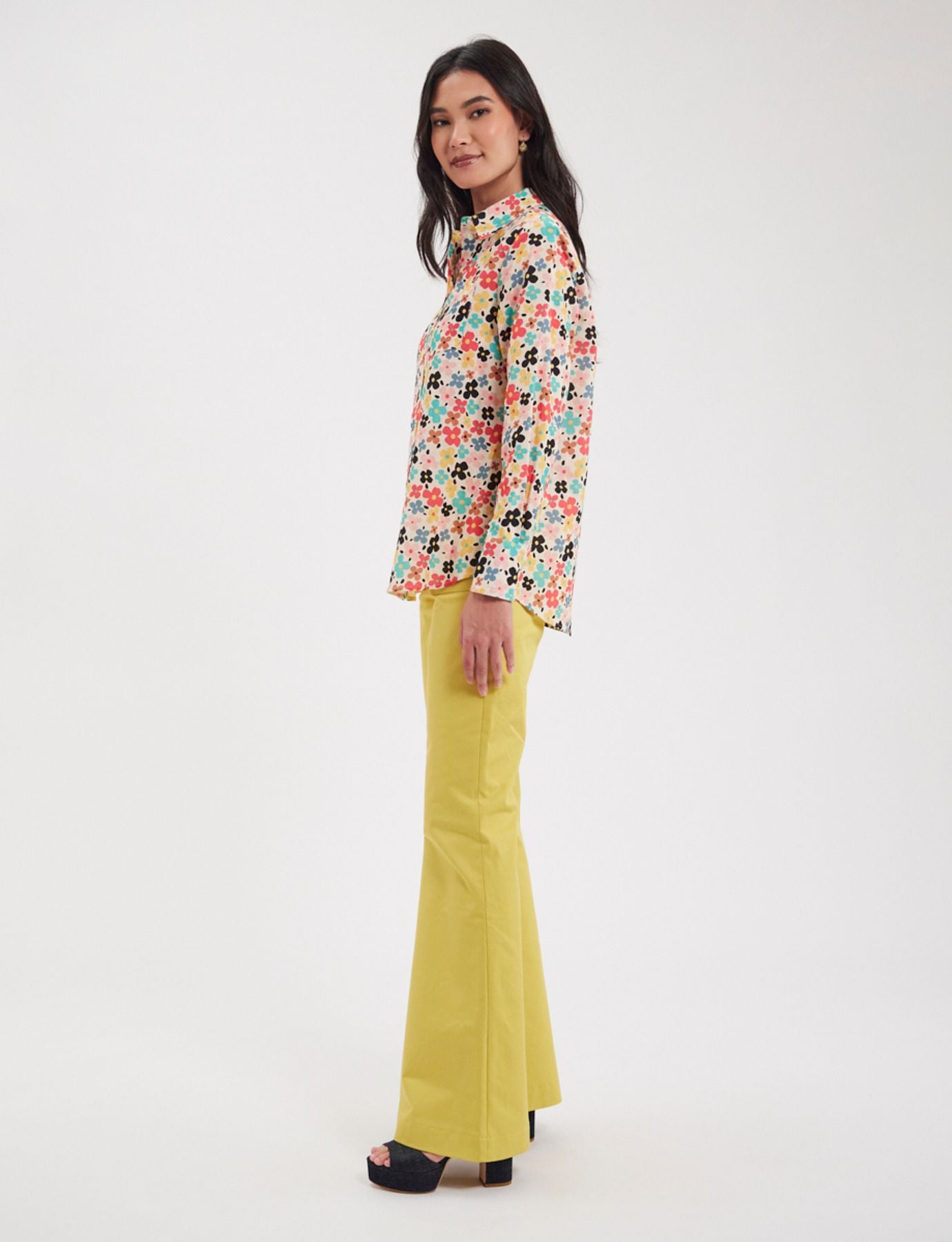 Camicia Maureen in lino e cotone