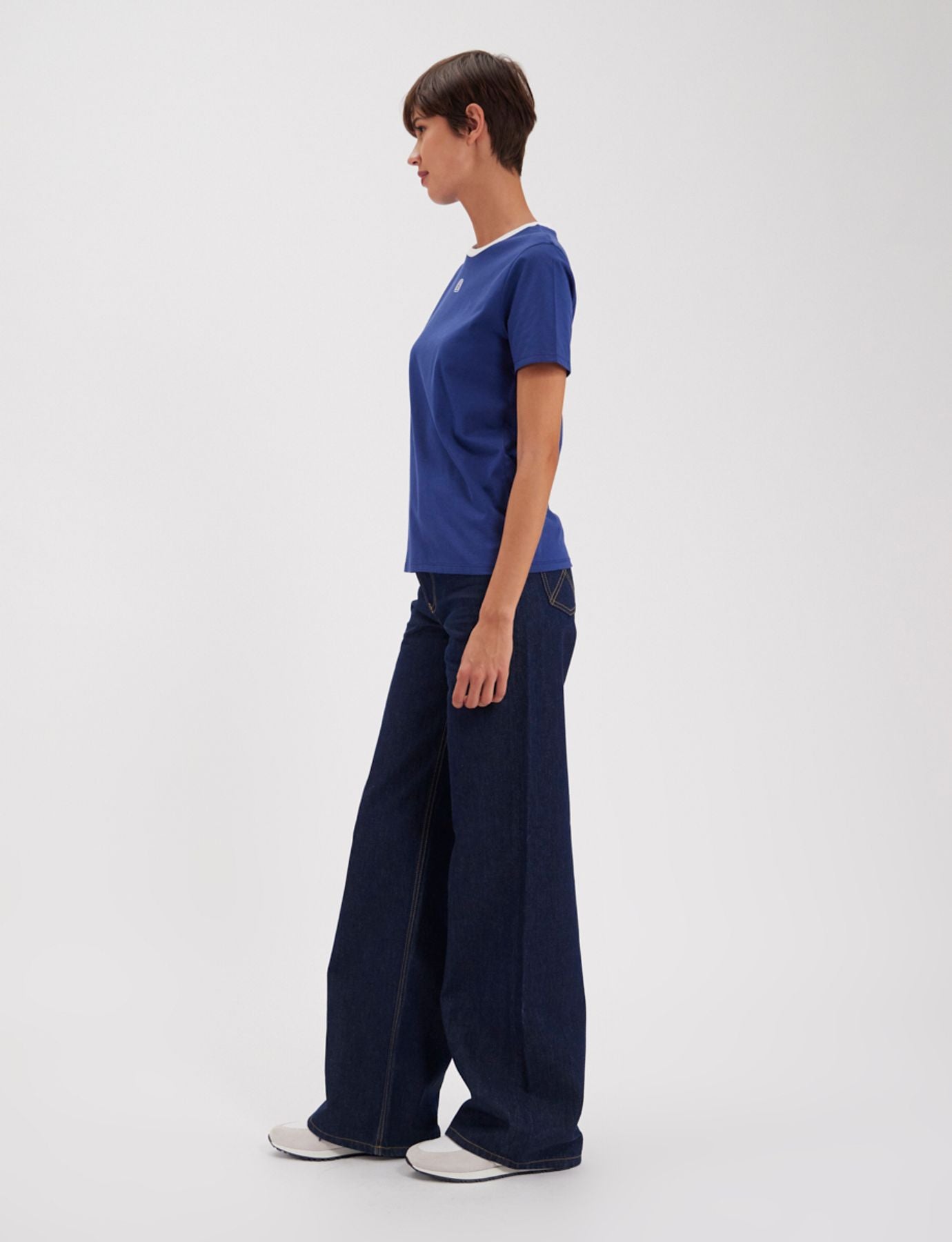 Paul Tee Shirt in cotone organico blu
