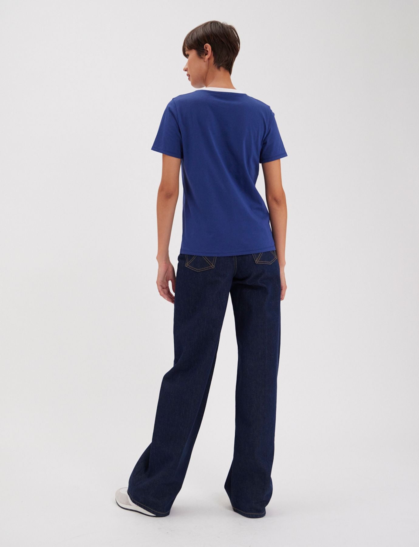 Paul Tee Shirt in cotone organico blu