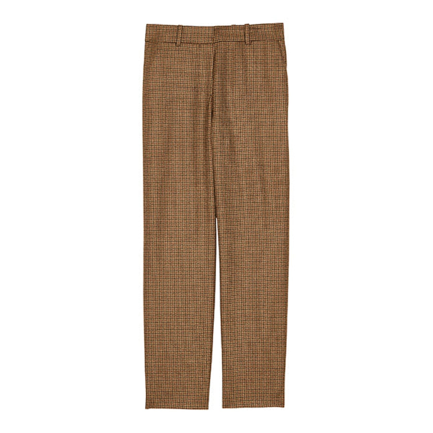pantaloni pied de poule in pura lana-audrey