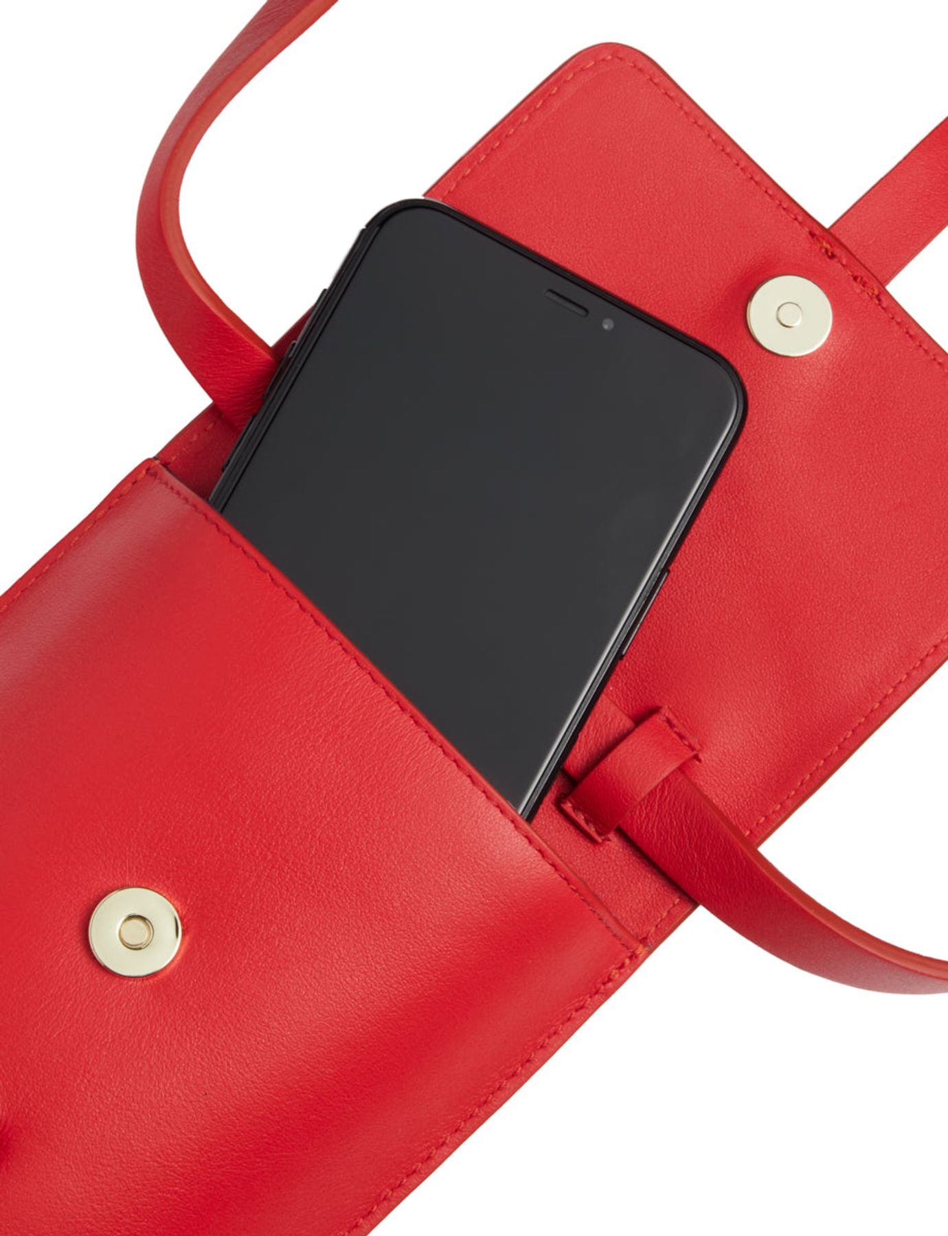 borsa smartphone-leonore-cuir-rosso