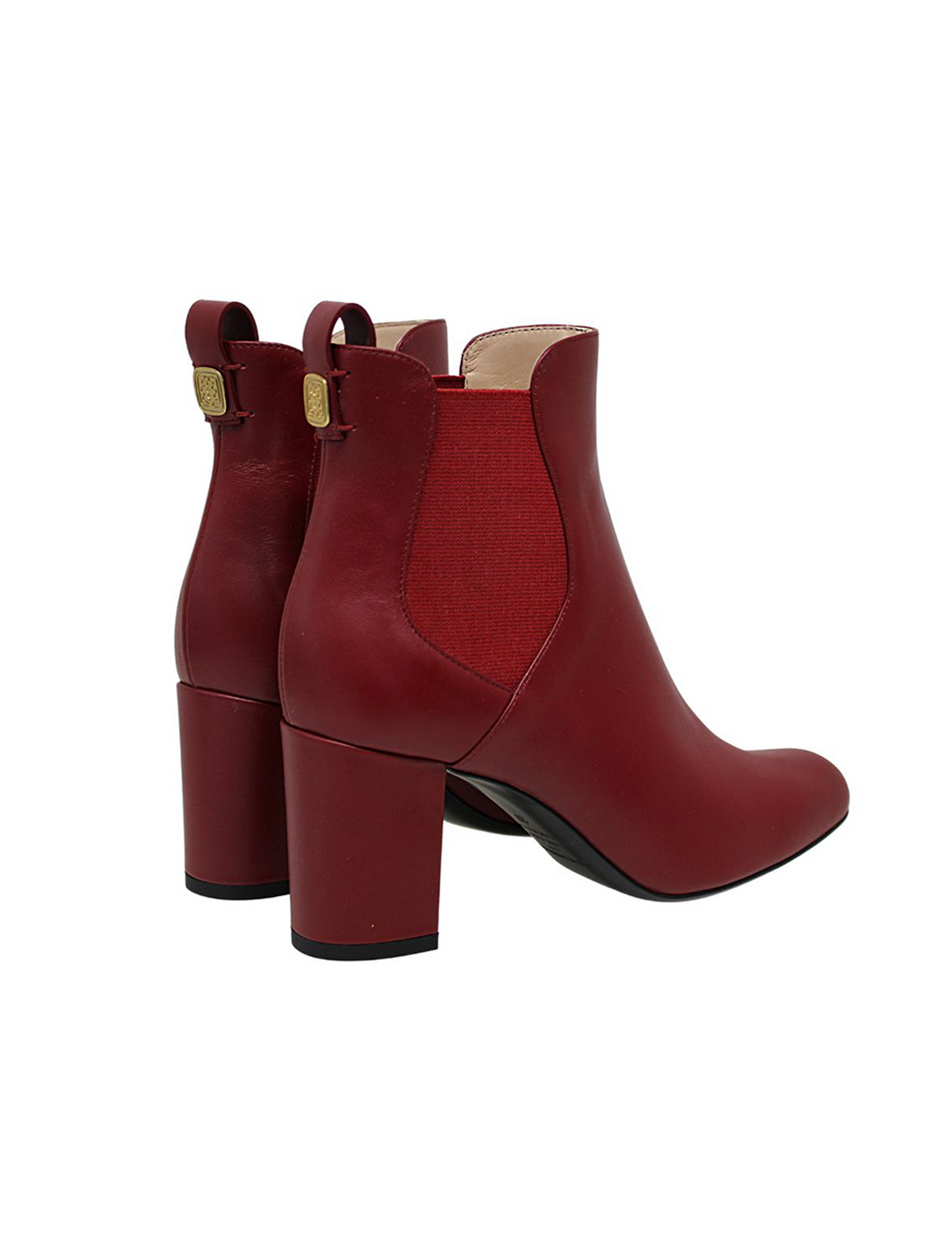 Stivali con tacco in pelle Ines de la Fressange Parigi