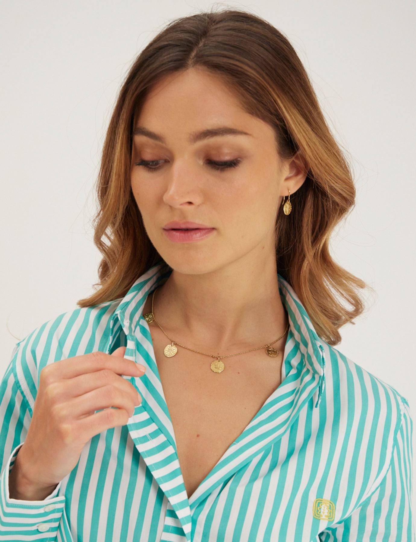 Collana Lutece, 4 motivi placcati oro