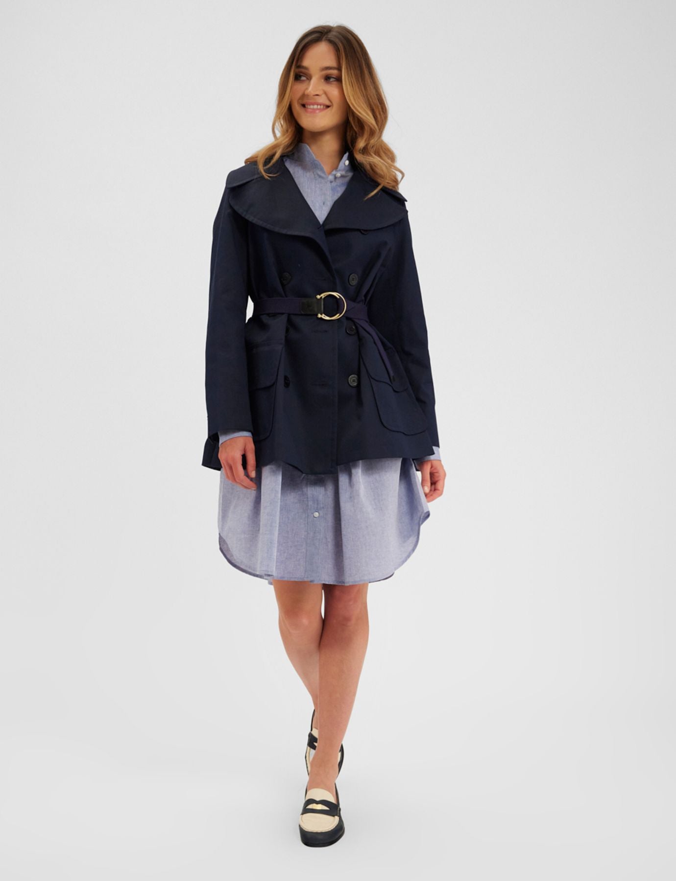 Cintura blu navy Germaine