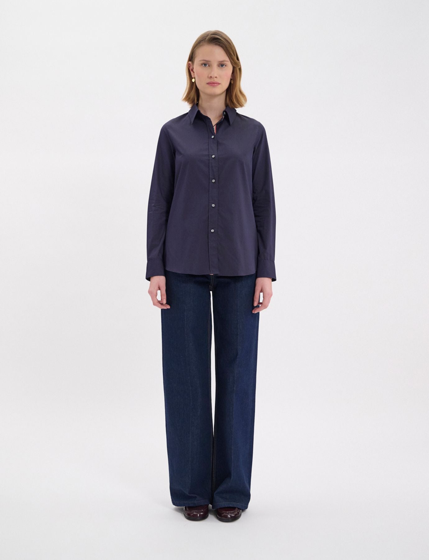 Camicia Martin blu navy