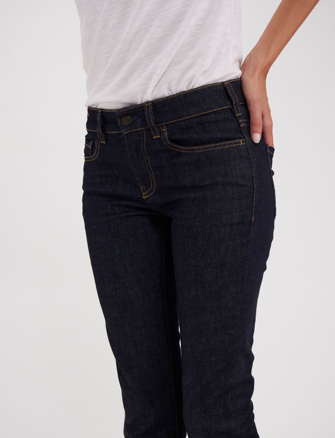 Bamboo denim blu navy