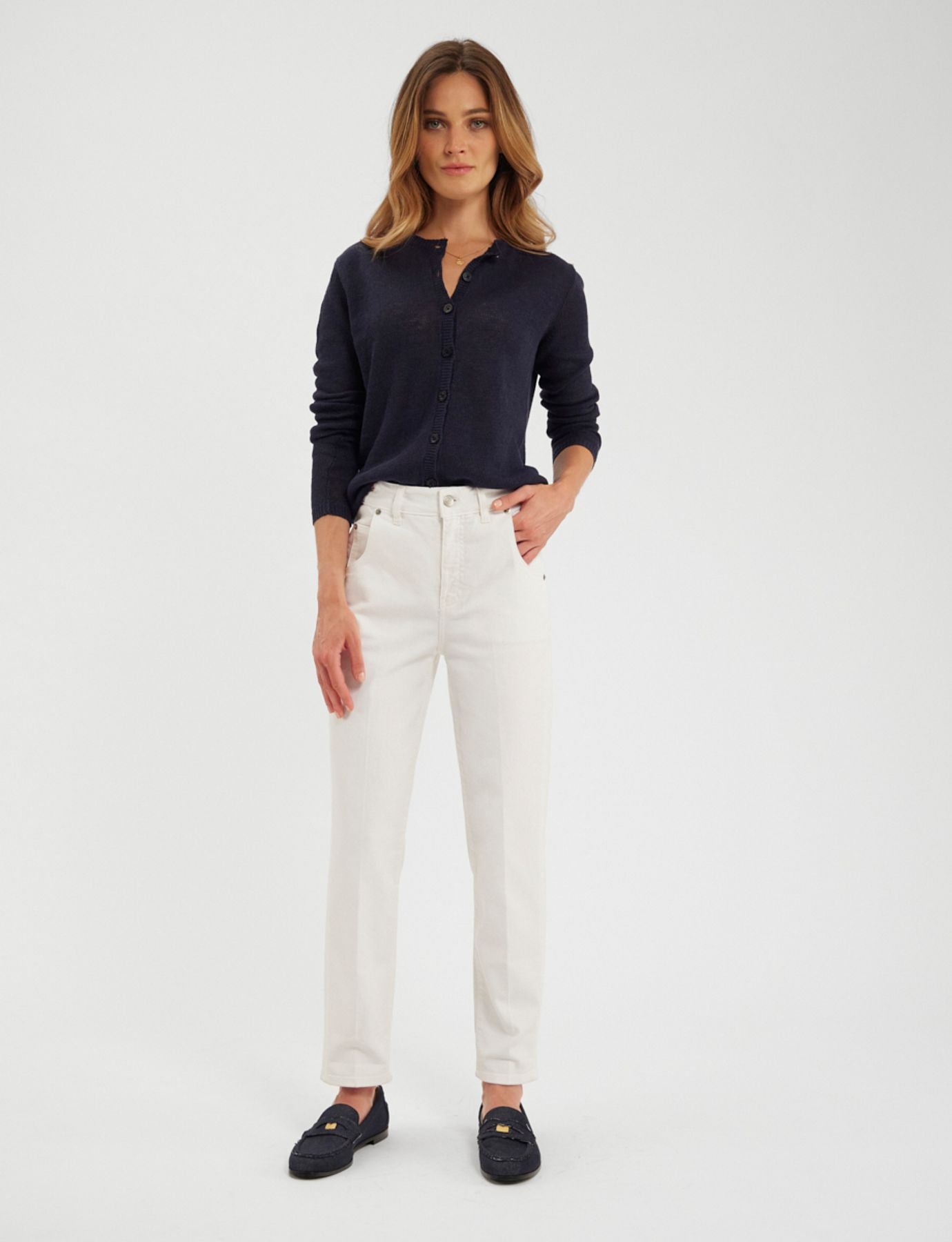 Jeans bianchi Luna x Notify