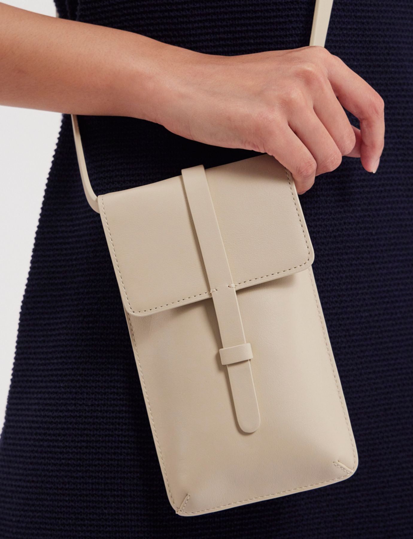 Borsa per smartphone Léonore sabbia