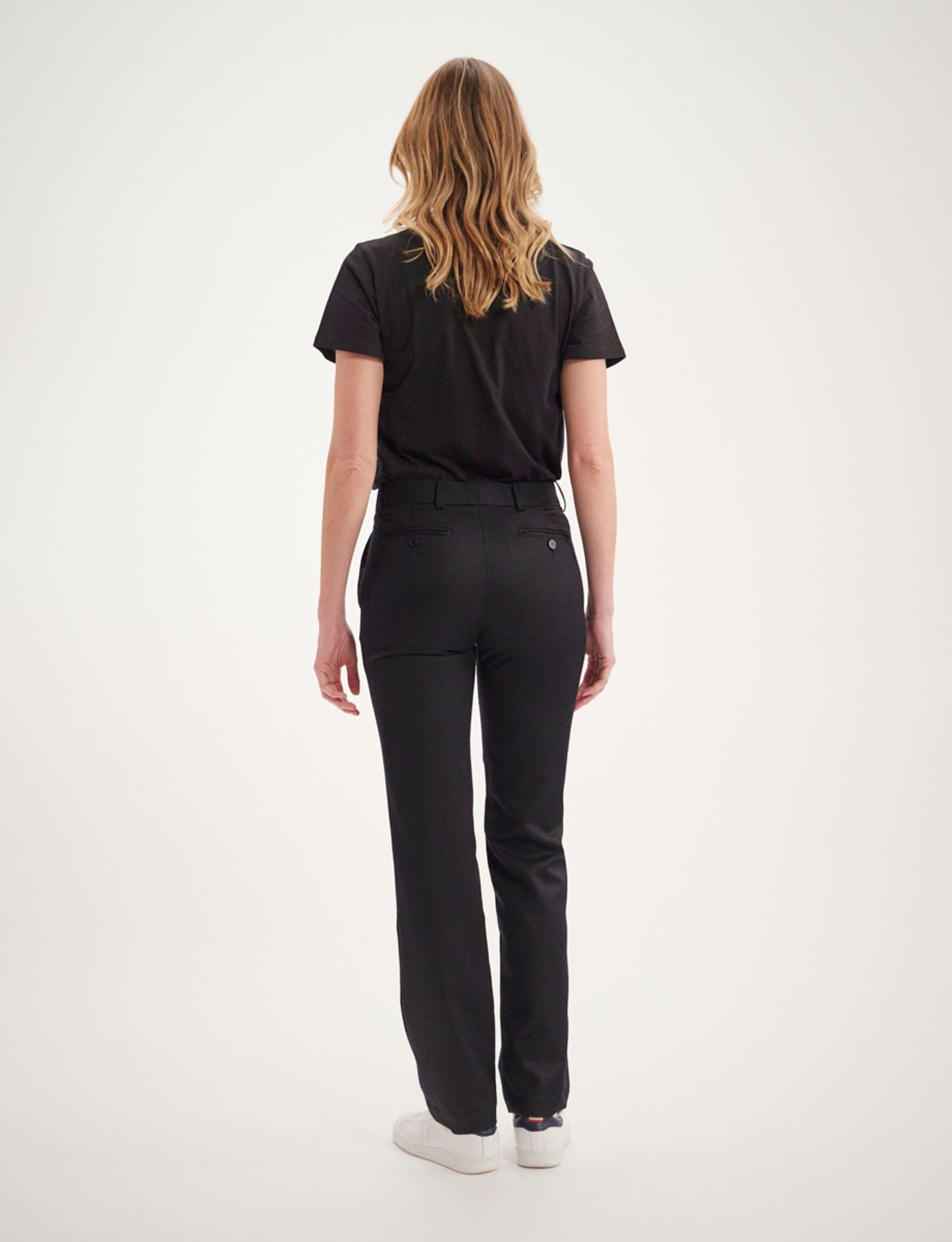 Pantaloni di lana blu navy Francisco