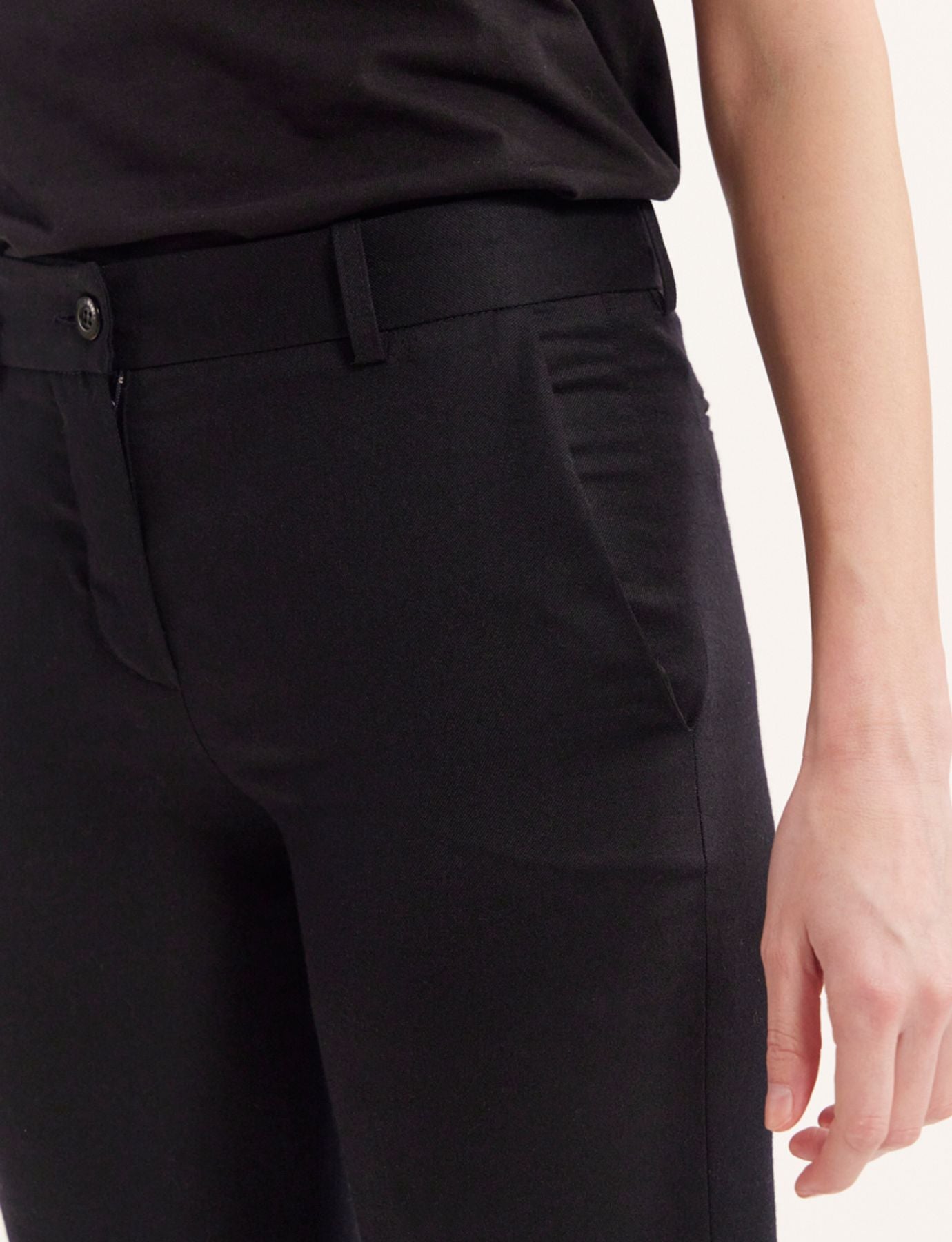Pantaloni di lana blu navy Francisco