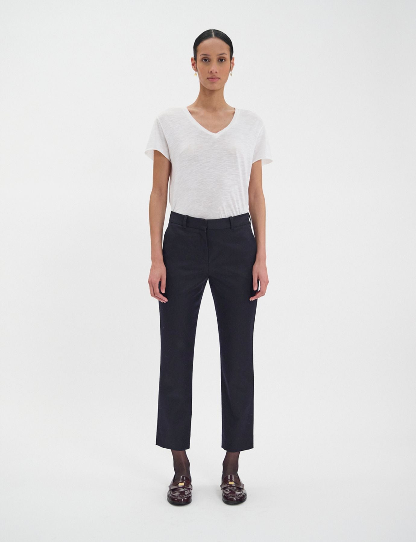 Pantaloni Audrey blu notte