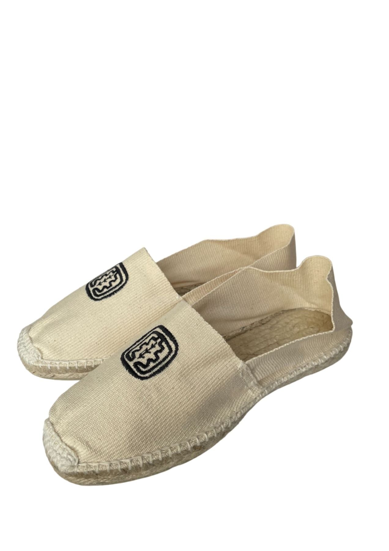 Francine espadrilles in ecru cotton
