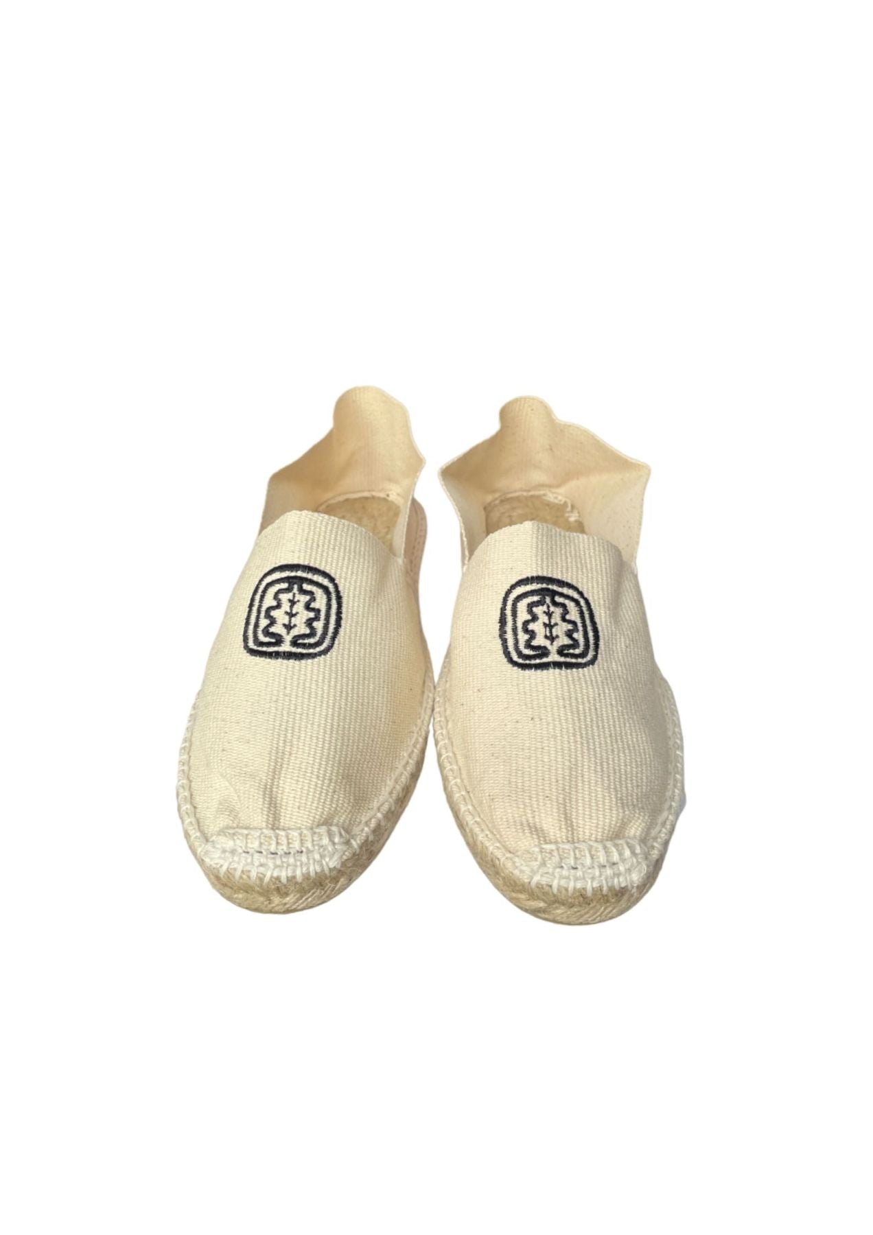 Francine espadrilles in ecru cotton