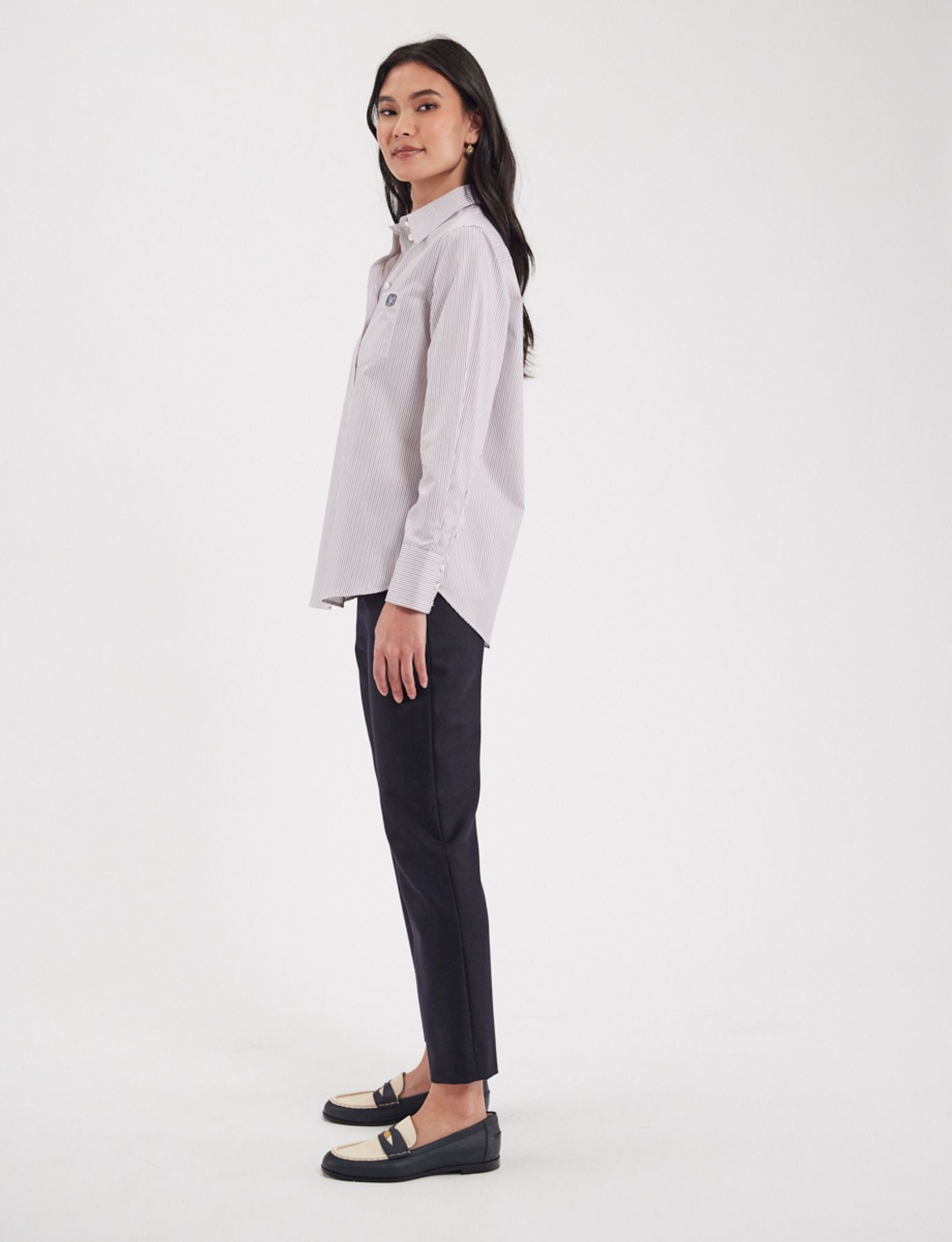 Camicia Maureen blu-bianco-rosso