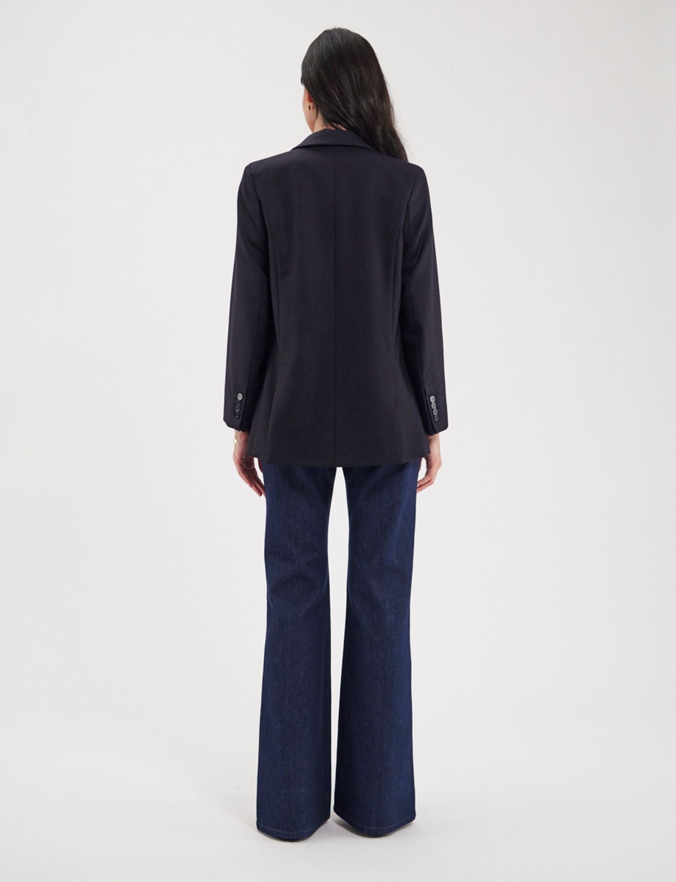 Giacca Bruna blu scuro