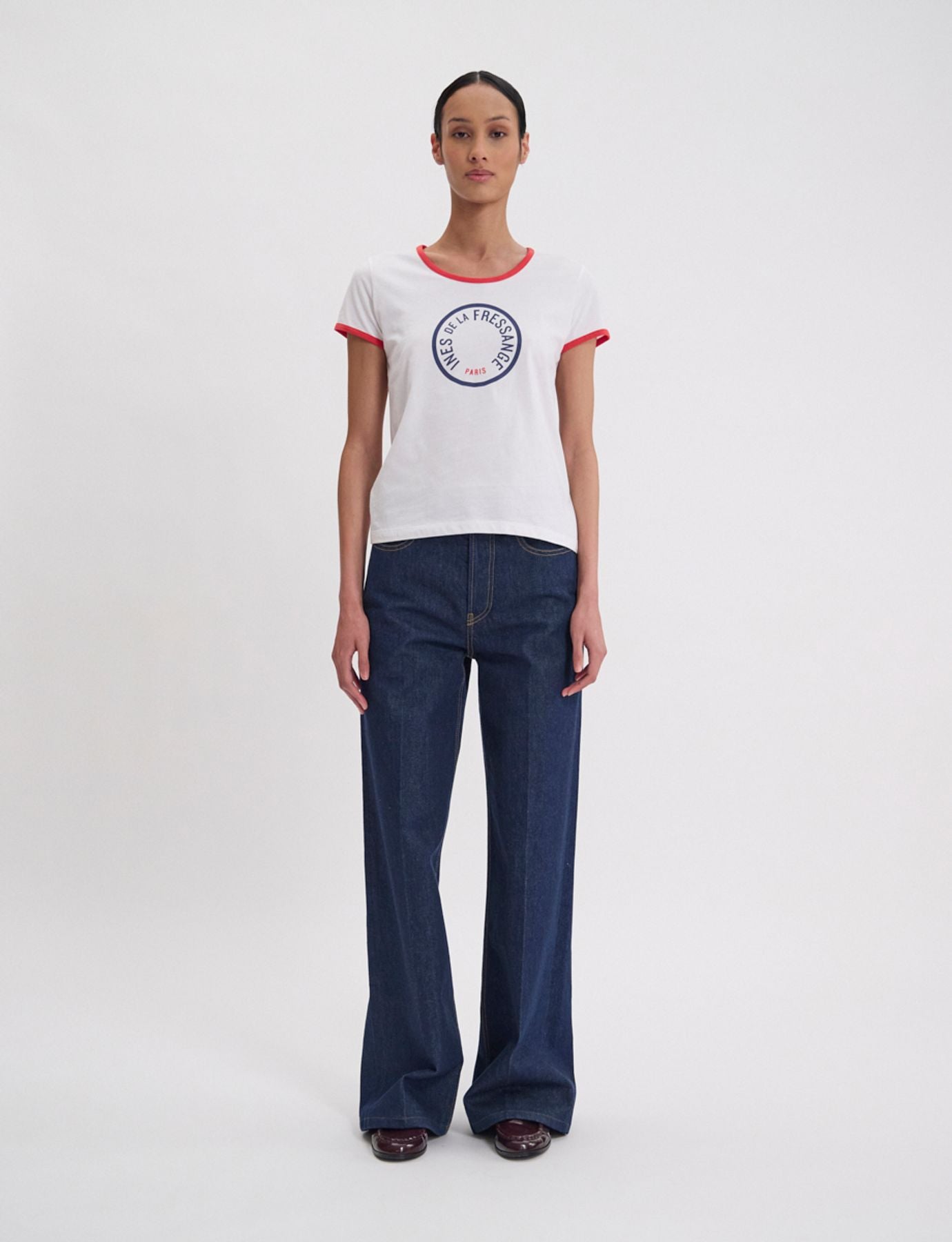 T-shirt Priscilla in cotone bianco