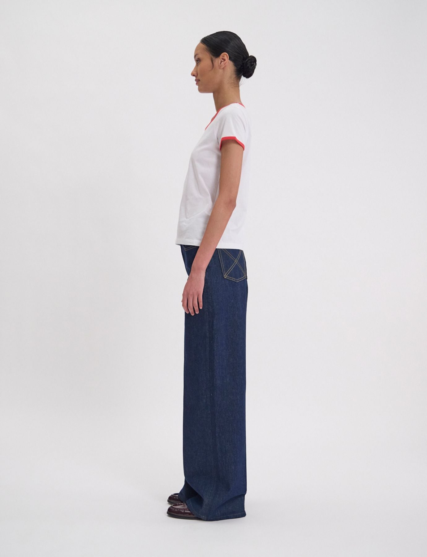 T-shirt Priscilla in cotone bianco
