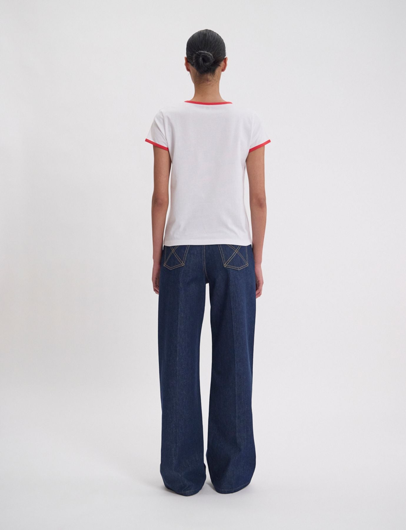 T-shirt Priscilla in cotone bianco