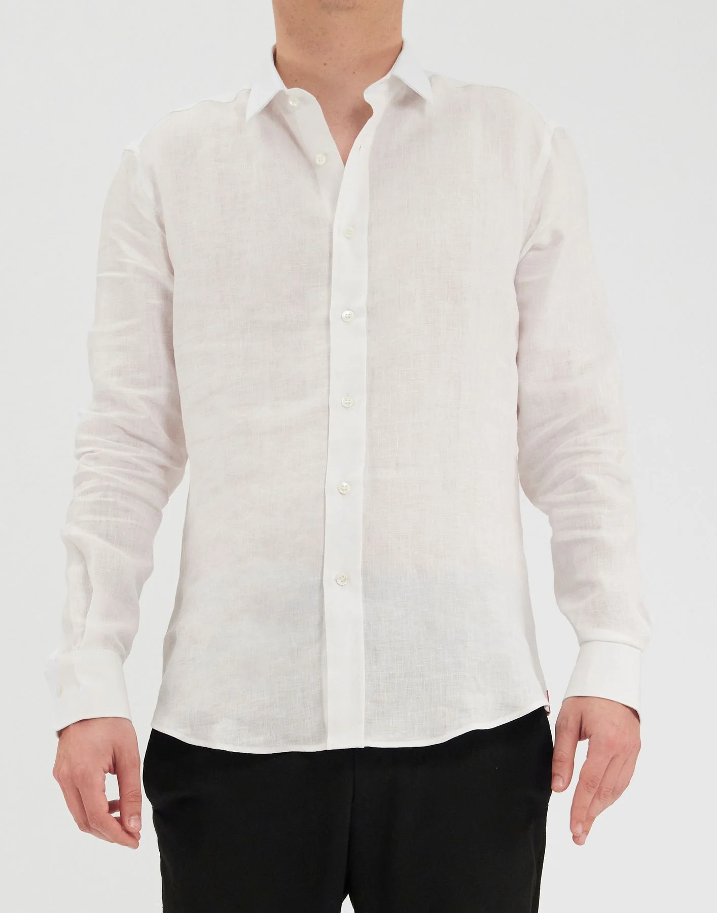 camicia-per-uomini-olivier-bianco-in-lino